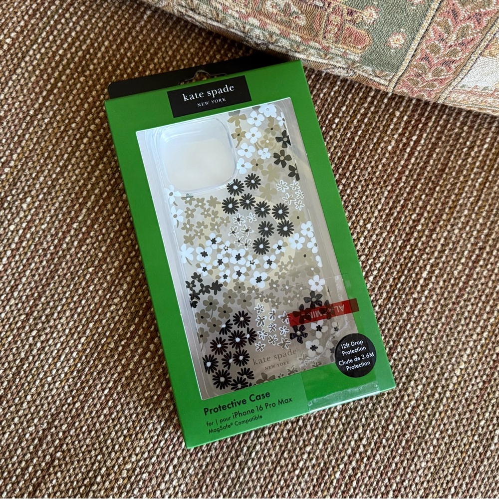 ✅Kate Spade - Multi Color iPhone 16 Pro Max Case!